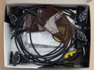 Magura HS 33 wei�, Cover wei�, Aluhebel schwarz, 4 Finger Hebel, Paar