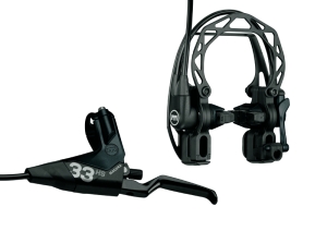 Magura HS 33 Black Edition, Cover schwarz, Aluhebel schwarz, 2 Finger Hebel, Paar