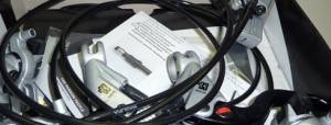 Magura HS 33 v+h HS33 Paar silber - besonderes Modell -