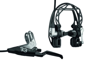 Magura HS 33 schwarz, Cover schwarz, Aluhebel schwarz, 2 Finger Hebel, Einzelbremse