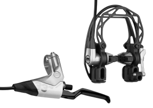 Magura HS 33 wei�, Cover wei�, Aluhebel schwarz, 2 Finger Hebel, Paar
