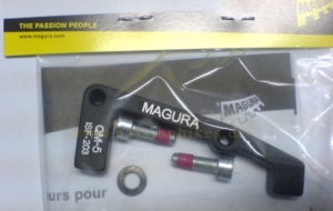 Preview: Magura Zangenadapter QM 5 Vorderrad 203mm IS2000 6" Zoll
