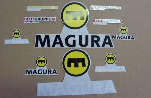 Mobile Preview: Magura HS 33 R silber, Bremshebel schwarz, 2 Finger Hebel, Paar