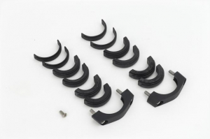 Bosch Montage-Kit für Displayhalter für Intuvia und NyonSchellen, 1 Blockierschraube, 3 x 4 Distanzgummis (31,8 mm, 25,4 mm und 22,2 mm)