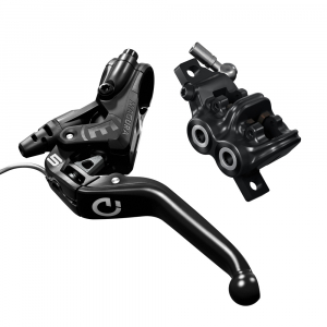 Magura MT5e, HIGO-Schliesser, NO, Kabellänge 150 mm, 2-Finger Aluminium-Leichtbau-Hebel, links/rechts verwendbar, Einzelbremse