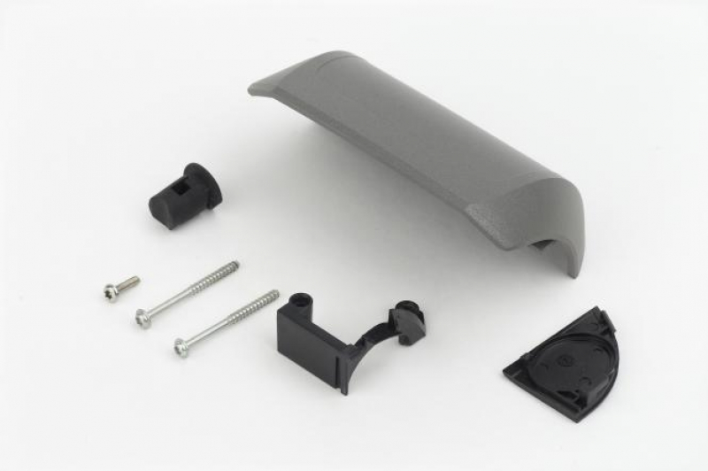 Bosch Kit Batteriehalter-Oberteil für Gepäckträgerakku Active, Platinum