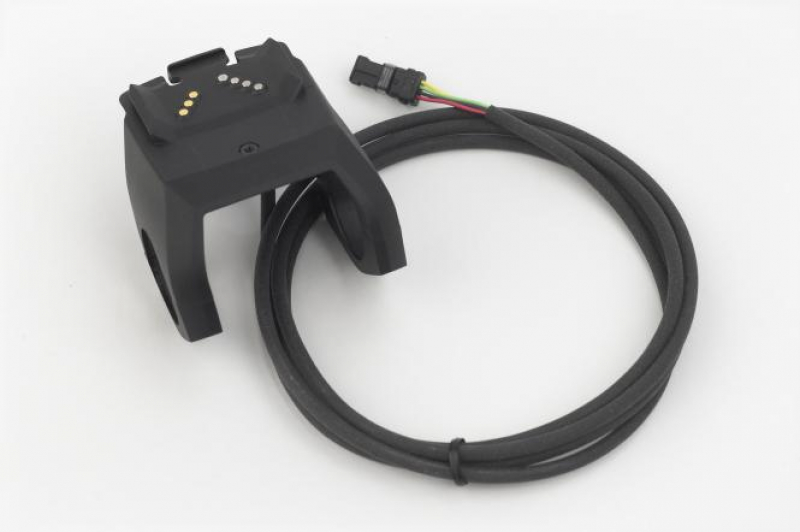 Bosch Displayhalter für Intuvia und Nyon inkl. Kabel zur Antriebseinheit und 3 x 4 Distanzgummis (31,8 mm, 25,4 mm und 22,2 mm)