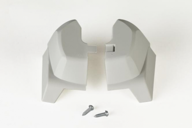 Bosch Batteriehalter-Kit weiß für Rahmenakku, linke und rechte Halteschale, 2 Schrauben
